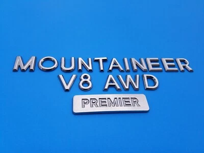 02 03 04 05 MERCURY MOUNTAINEER PREMIER V8 AWD EMBLEMA TRASERO CONJUNTO INSIGNIA OEM (2005) Foto 1 de 4