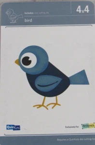 QuicKutz Bird 4x4, 1 Schneideisen-Set C-0145-S-REV - Bild 1 von 2