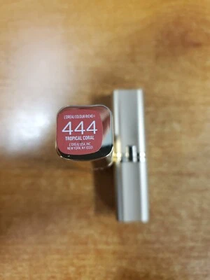 2 Pack: L'Oreal Colour Riche Original Satin Lipstick *#444 Tropical Coral* R6D - Image 1 of 4
