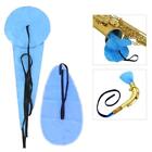 Saxophone Cleaning Kit 5-in-1 Set for Alto Sax Maintenance Care - Blue