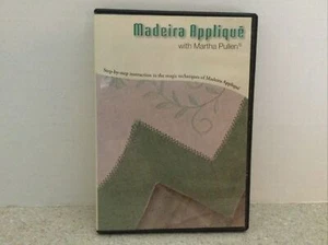Madeira Applique with Martha Pullen, Instructional DVD in New Condition - Picture 1 of 3