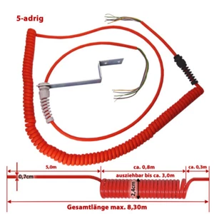 Spiralkabel, Wendelleitung für Sektionaltor, Garagentor, Rolltor mit Torantrieb - Bild 1 von 1