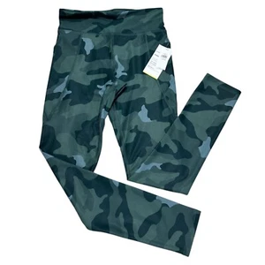 Old Navy Elevate Legging Girls Large (10/12) Green Camo High Rise Go Dry ~ NWT - Picture 1 of 7