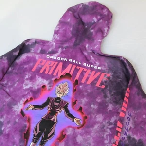 Primitive Dragon Ball Z SUPER GOKU BLACK ROSE Hoodie Purple Mens L Skate Anime - Picture 1 of 17