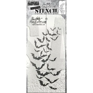 Stampers Anonymous Layering Schablone - Batty, THS184 von: Tim Holtz - Bild 1 von 1