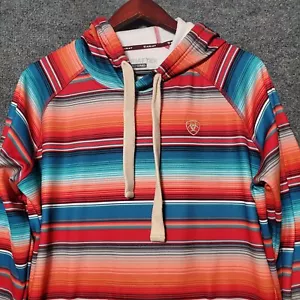 Sudadera con Capucha Ariat Tek Para Mujer Talla Grande Rayas Colores Aztecas Informal Pullover Grunge - Imagen 1 de 11
