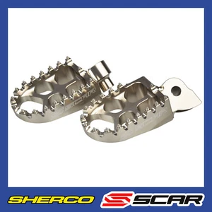 REPOSE CALE PIEDS EVO SHERCO SE-R SEF-R 125 250 300 450 SER SEFR 08-21 GRIS SCAR - Picture 1 of 1
