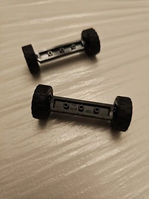 NUEVO LEGO 4X RUEDA DIA. 17,6x6,24 (aproximadamente) + 2X PLACA DE RODAMIENTO 1X4 #42946. Foto 1 de 2