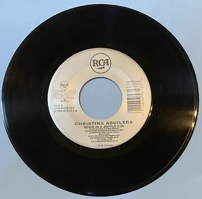 Christina Aguilera " Genie in a Bottle / So Emotional " 45 vinyl record Foto 1 de 2