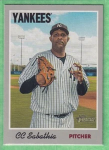 2019 Topps Heritage #23 C.C. Sabathia New York Yankees - Picture 1 of 2