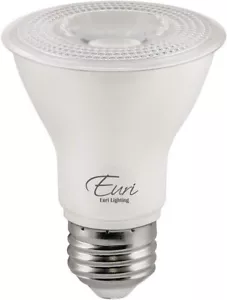 Euri Lighting Dimmable LED PAR20 5.5W 2700K 90+ CRI, E26 Base 500lm Pack of 24 - Picture 1 of 6
