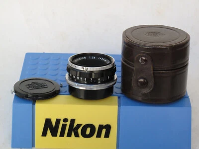 RARE Nikon RF 3.5cm 2.5 in 1.8 barrel, caps/case, MINTY  US SELLER "LQQK" - Image 1 of 4