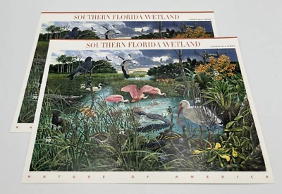 US Scott #4099 Southern Florida Wetland 39 Cent Sheet of 10 Lot of 2 - Image 1 of 4