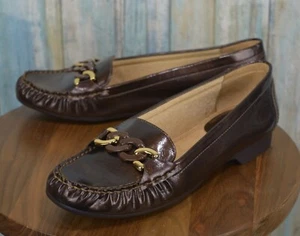 Mocasines Lifestride Taylor marrón charol talla 10 - Imagen 1 de 8