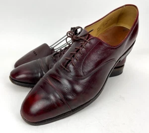 Scarpe eleganti Allen Edmonds Park Avenue 14C da uomo Oxford punta a punta in pelle taglia albero - Foto 1 di 15