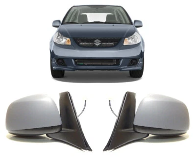 PAIR LEFT + RIGHT SIDE ELECTRIC MIRROR 5 PINS LHD SET for SUZUKI SX4 2006-2013 — 第 1/3 张图片