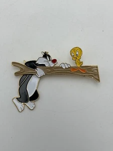 Pin piolín vintage Looney Tunes Sylvester The Cat - Imagen 1 de 4
