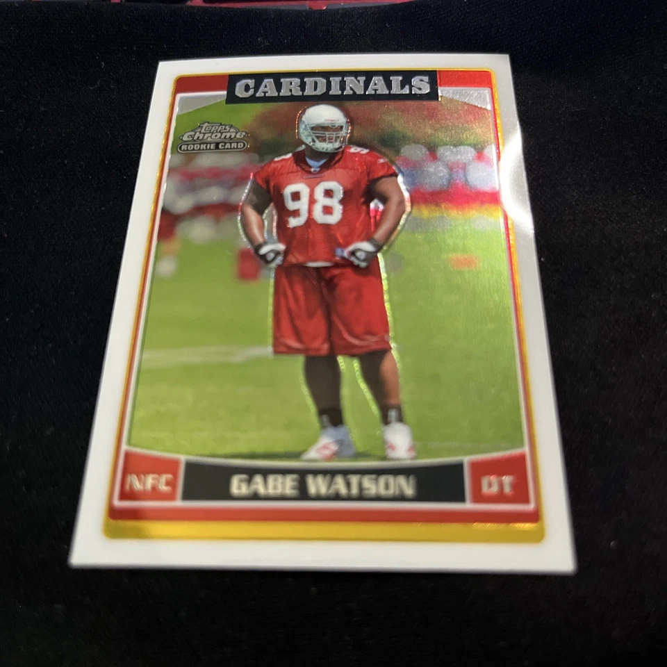 2006 Topps Chrome - Refractor #203 Gabe Watson (RC) - Image 1 of 4