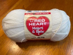 Red Heart Heart And Sole With Aloe Ivory Super Fine Skein - Picture 1 of 4