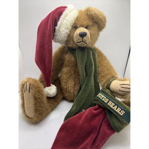 COLLECTIBLE Boyds ‘Nickleby S. Claus’ Fully Jointed The Archive Collection Bear - Picture 1 of 8