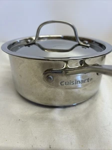 Cuisinart Stainless Steel 1.5 Quart Saucepan Induction Ready 17550HD with Lid - Picture 1 of 5