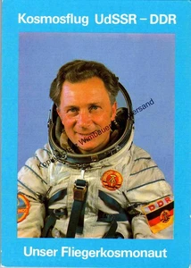 Autogrammkarte Sigmund Jähn (1937-2019) Astronaut Jähn, Sigmund : - Picture 1 of 2