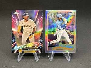 Jackson Chourio RC 🔥 2024 Topps Chrome Update 1989 35th + Future Stars Rookie - Bild 1 von 2