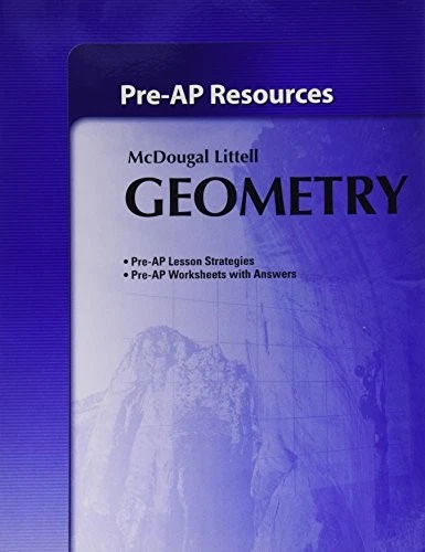 HOLT MCDOUGAL LARSON GEOMETRY: PRE-AP RESOURCES By Mcdougal Littel - Image 1 of 1