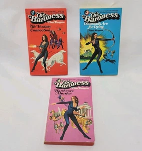 Baroness Paul Kenyon PB Novels Lot of 3 Sexy Superspy Espionage Series 1 2 & 4 - Imagen 1 de 24