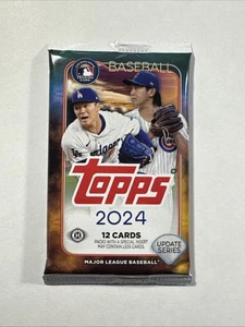1x 2024 Topps Update Hobby Pack New Factory Sealed - 12 Cards - Paul Skenes RC?! - Picture 1 of 2