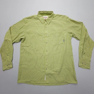 Simms Long Sleeve Fishing Shirt Mens Large Green Lightweight Hiking Camping - Image 1 of 4
