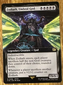 Magic The Gathering Final Fantasy, Zodiark, Umbral God - Arte extendido - Imagen 1 de 1