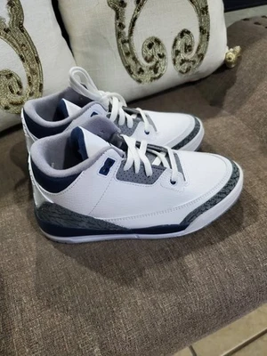 Jordan 3 Retro (PS) Youth Kids Shoes Midnight Navy DM0966-140 Size 1Y - Image 1 of 4