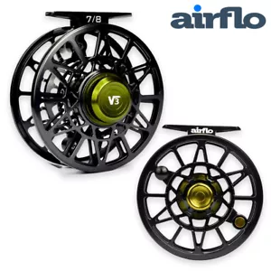 Airflo V3 Large Arbour Fly Reel - Trout Salmon Pike Bass Fly Fishing - Picture 1 of 4