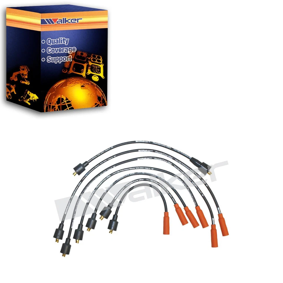 Juego de cables de bujía Walker para Ford F-150 1975-1976 4,9 L L6 Foto 1 de 1
