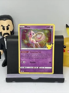 Mew Holo Rare Celebrations Pokemon Card 011/025 25th Anniversary NM Pack Fresh - Picture 1 of 2