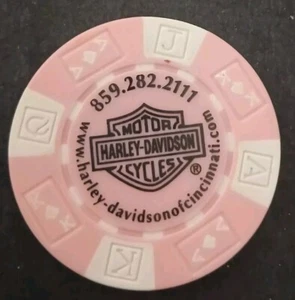 Harley Davidson Poker Chip Coin Famous Thoroughbred Harley Davidson Florence Ky. - Picture 1 of 3