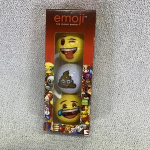 Pelotas de golf emoji The Iconic Brand 3pk guiño caca llanto risa medias relleno - Imagen 1 de 8