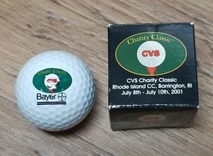 Vtg CVS Bayer Advertising Charity Classic Golf Ball Tournament Top Flight XL2000 - Picture 1 of 3