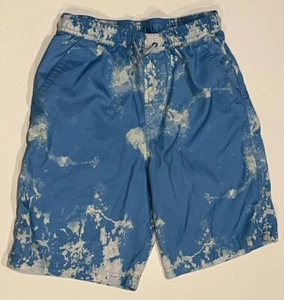 Boys Art Class Blue & White Splatter Bathing Suit Adjustable Waist, Size XL (16) - Picture 1 of 3