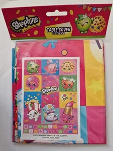 Shopkins Tablecover Party Tablecloth Table Decoration Party Tablewear 138x183cm - Picture 1 of 1