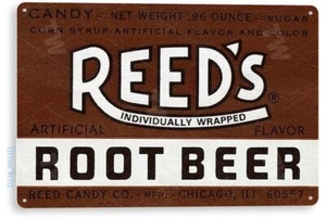 BLECHSCHILD Schilf Root Beer Soda Cola Rustikal Retro Schild Deko B458 - Bild 1 von 3
