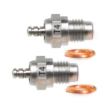 For Red Spider/Toyan/SAITO RC Model Car 4-stroke Methanol Engine T4 Spark Plugs - Image 1 of 4
