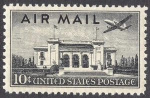 #C34 SUPERB MNH OG 10c PAN-AMERICAN UNION Airmail-JUMBO GEM STAMP (REM #C34-6) - Picture 1 of 2