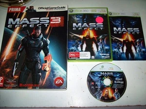 Mass Effect With Official Game Guide Book Great Xbox 360 Game As New Condition - Picture 1 of 1