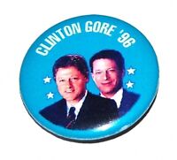 1996 BILL CLINTON & AL GORE AFSCME UNION JUGATE PICTURE CAMPAIGN POSTER 
