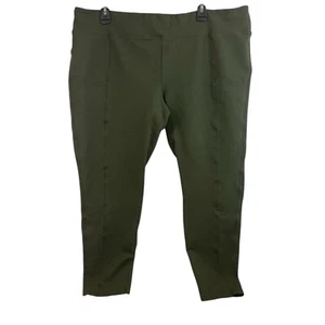Mudd Legging Pants Womens Plus Size 2XL FLX Stretch Green A34 - Picture 1 of 6