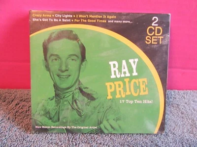 Ray Price 2 cd best greatest hits 17 top ten hits country NEW - Image 1 of 3