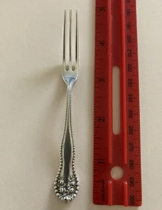 Gorham LANCASTER Rose Sterling Silver Berry Strawberry Fork 4 5/8" NO MONOGRAMS - Picture 1 of 5
