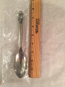 GEORGE JENSON STERLING SILVER FULL SERVING SPOON ACORN PAT LARGE - Picture 1 of 7